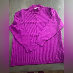 Tanjay Purple Long Sleeve Sweater Womens Size‎ Large